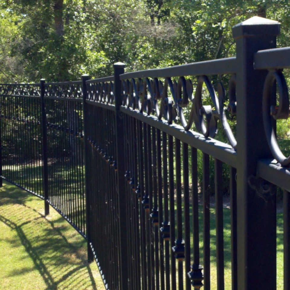 Custom Wrought Iron Fencing in Bryan College Station Texas