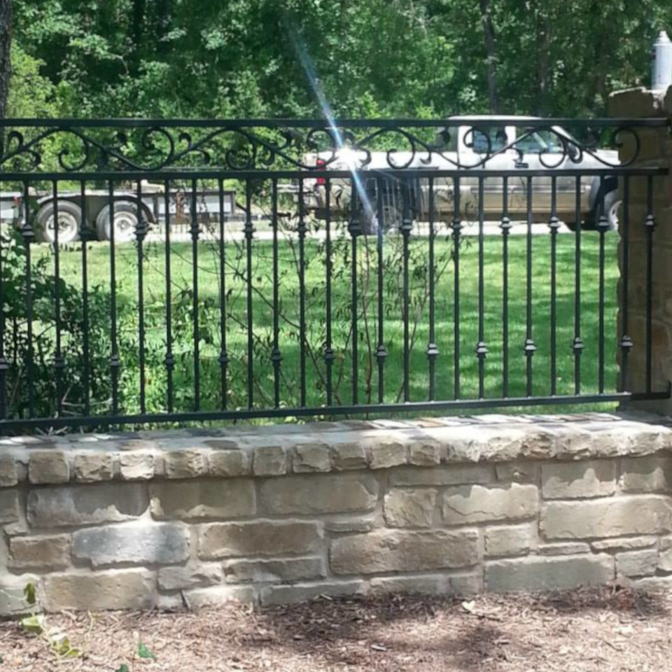 Custom Wrought Iron Fencing in Bryan College Station Texas