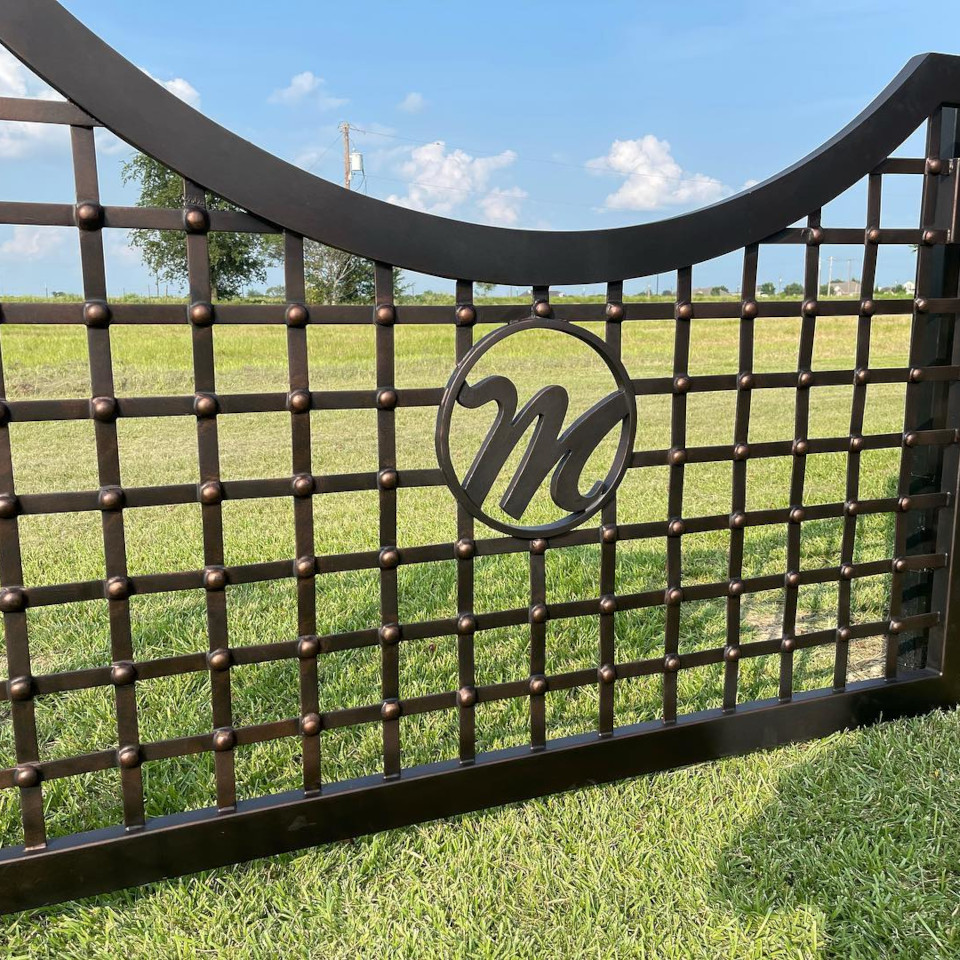 Custom Wrought Iron Gates in Bryan College Station Texas