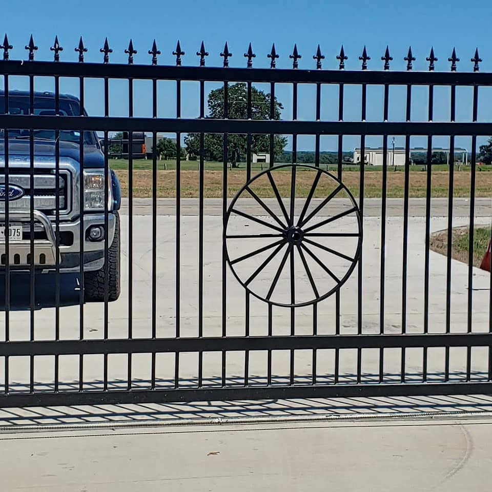 Custom Wrought Iron Gates in Bryan College Station Texas