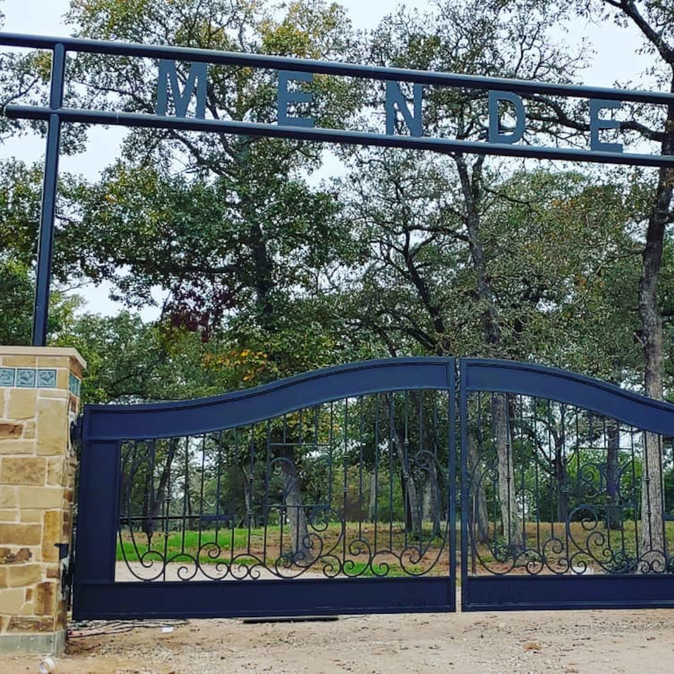 Custom Wrought Iron Gates in Bryan College Station Texas